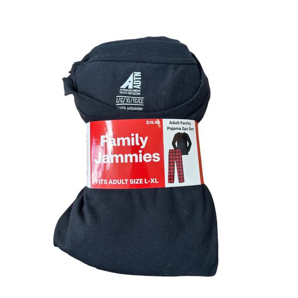 family jammies Other - Family Jammies 2 pc Pajama Set Long Sleeve Shirt Fleece Pants Adult L/XL NEW